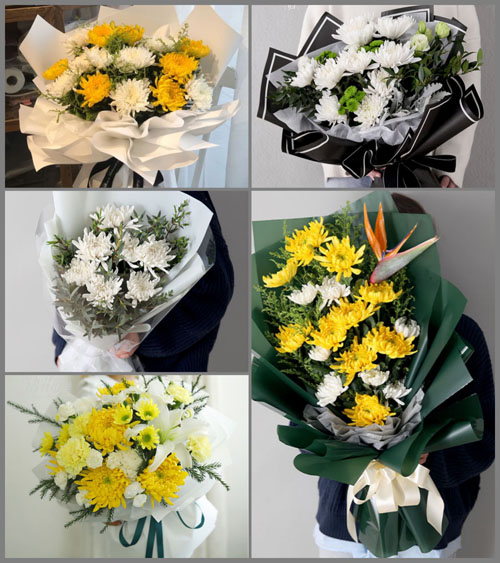 福建龙岩上杭县旧县镇全坊村白事花束代送